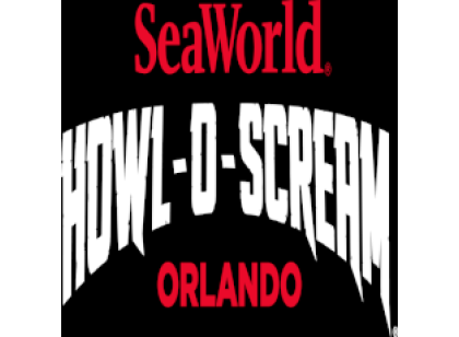 SeaWorld Orlando "Howl-O-Scream"  Ticket - (3 anos ou +)